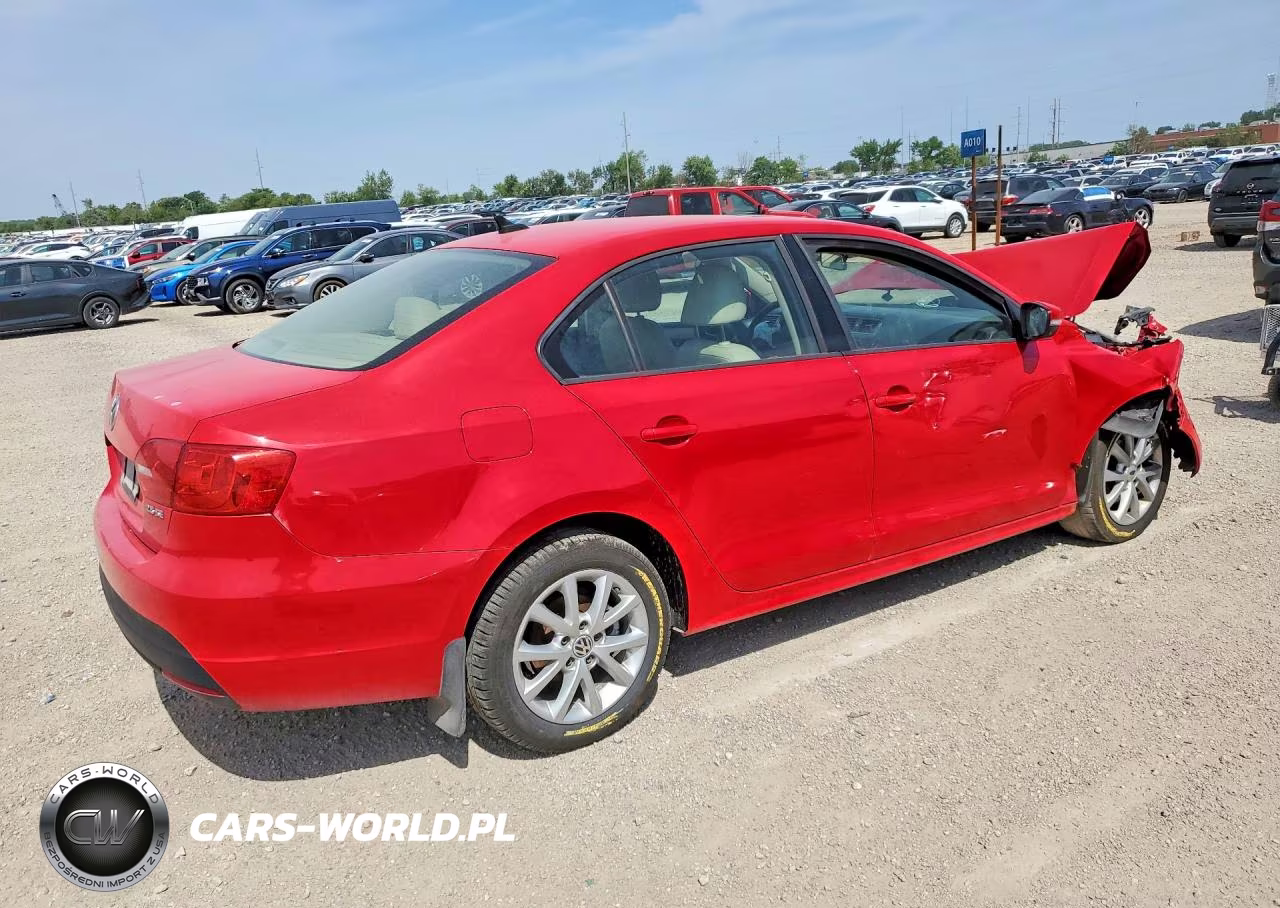 2012 Volkswagen Jetta Se VIN:3VWDP7AJ4CM396574 - 3