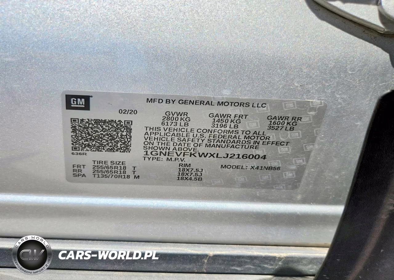 2020 Chevrolet Traverse Ls VIN:1GNEVFKWXLJ216004 - 14