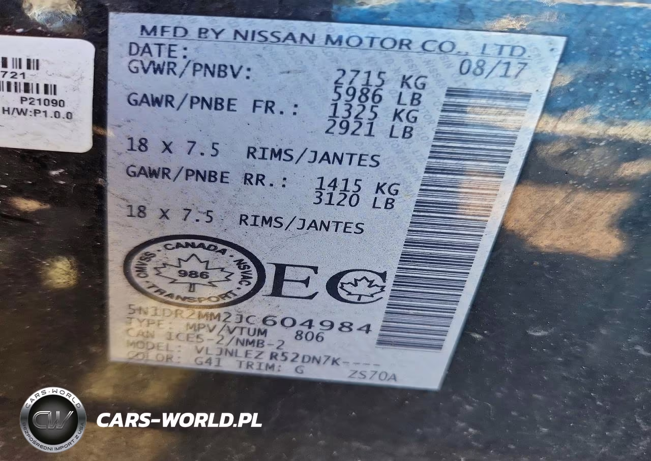 2018 Nissan Pathfinder S VIN:5N1DR2MM2JC604984 - 14