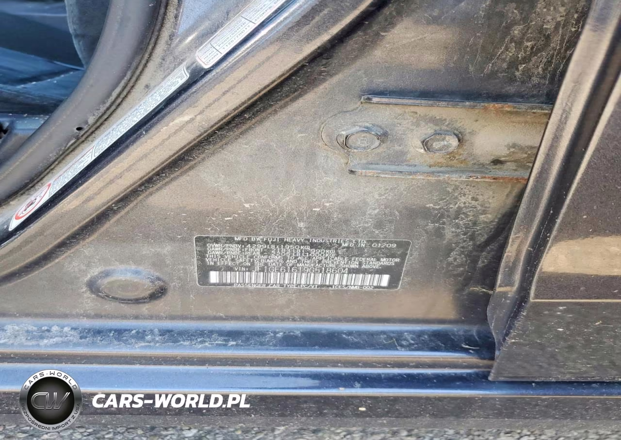 2009 Subaru Impreza 2.5I VIN:JF1GE61619G518604 - 12