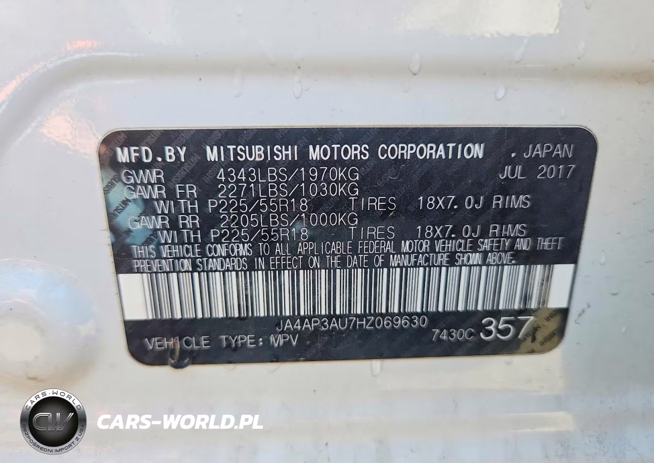 2017 Mitsubishi Outlander Sport Es-Se VIN:JA4AP3AU7HZ069630 - 12