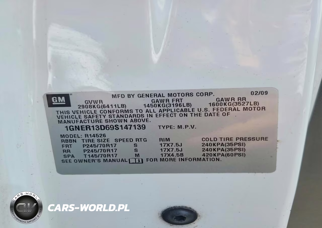 2009 Chevrolet Traverse Ls VIN:1GNER13D69S147139 - 13