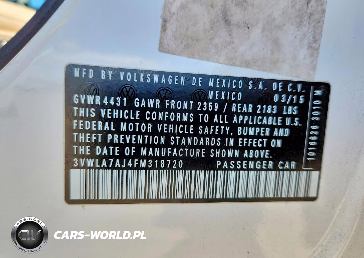 2015 Volkswagen Jetta Tdi VIN:3VWLA7AJ4FM318720 - 12
