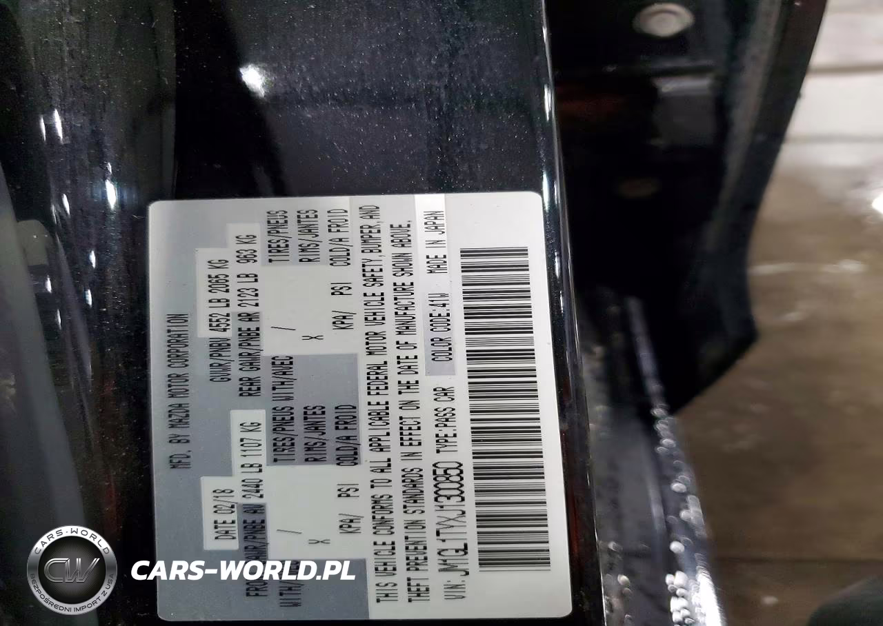 2018 Mazda 6 Grand Touring VIN:JM1GL1TYXJ1300850 - 12