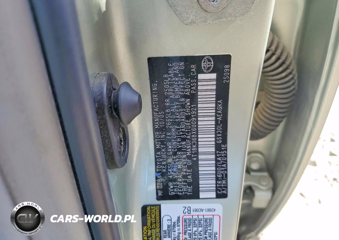 2006 Toyota Avalon Xls VIN:4T1BK36BX6U091921 - 12