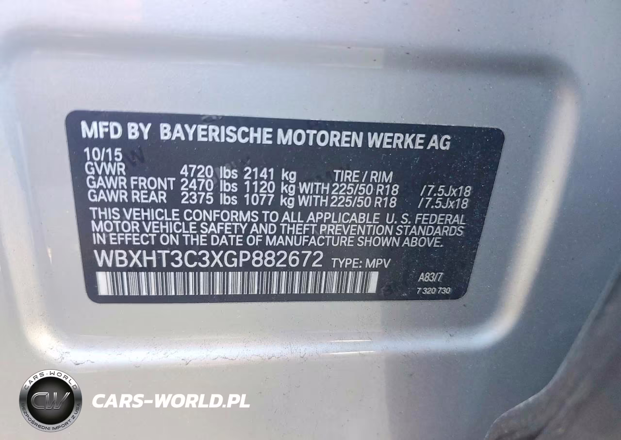 2016 BMW X1 xDrive28I VIN:WBXHT3C3XGP882672 - 13