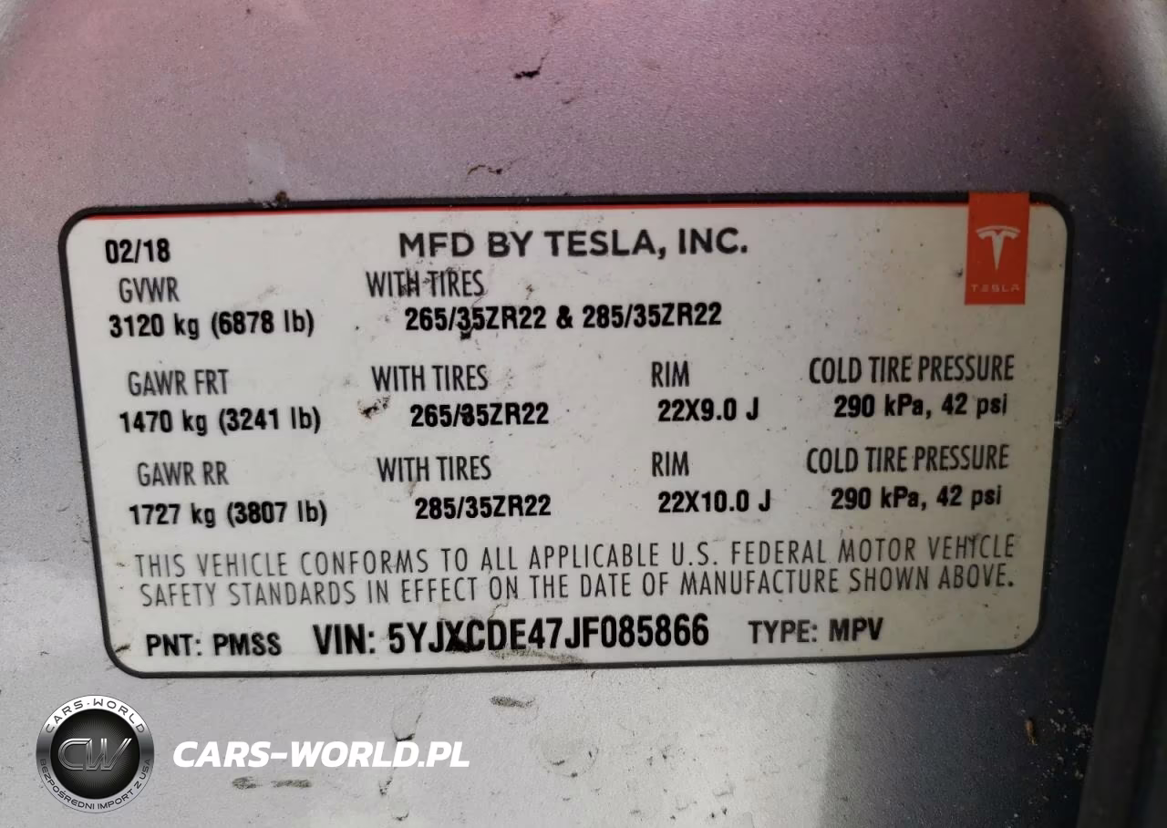 2018 Tesla Model X VIN:5YJXCDE47JF085866 - 13