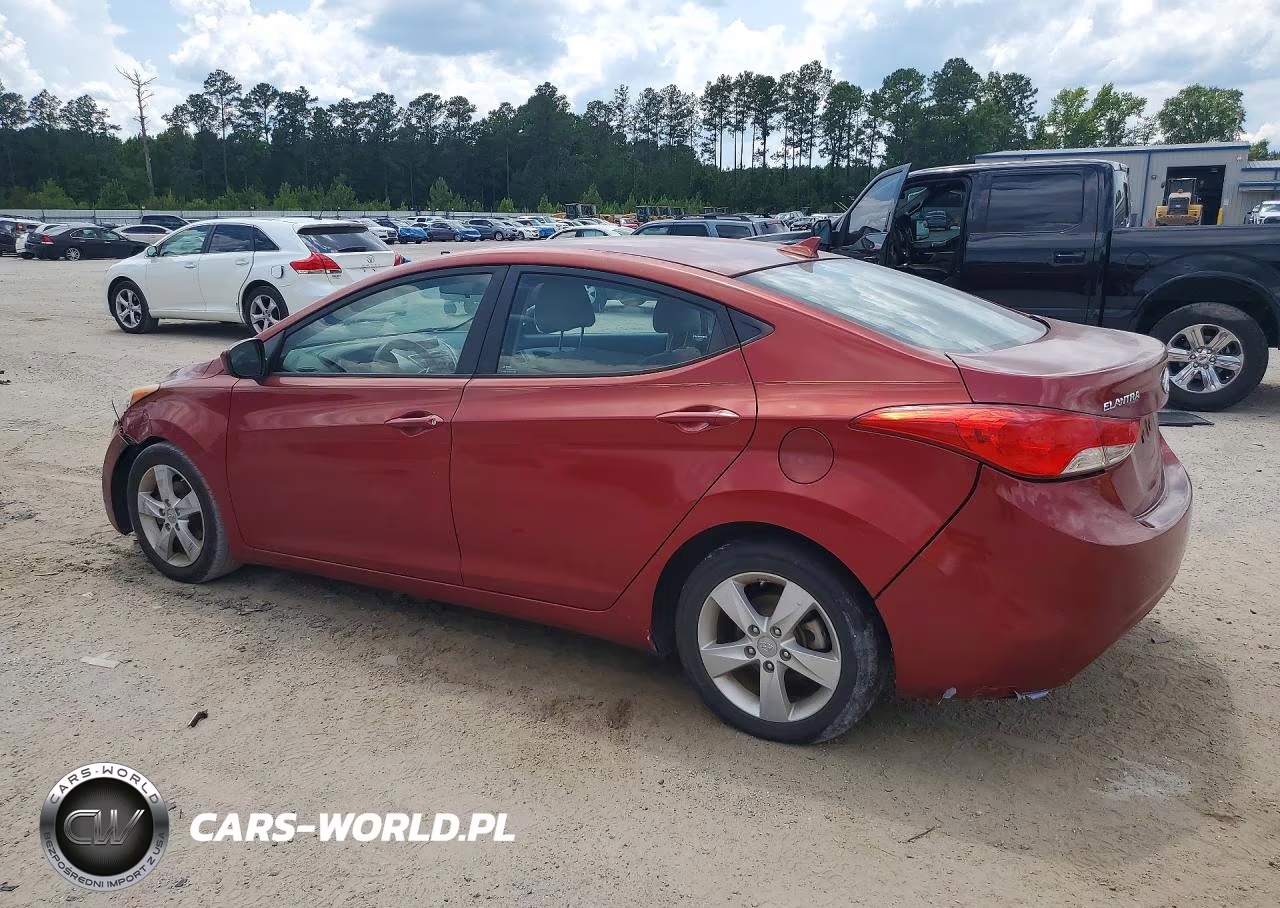 2013 Hyundai Elantra Gls VIN:5NPDH4AEXDH318471 - 2