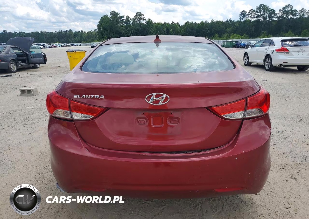 2013 Hyundai Elantra Gls VIN:5NPDH4AEXDH318471 - 6