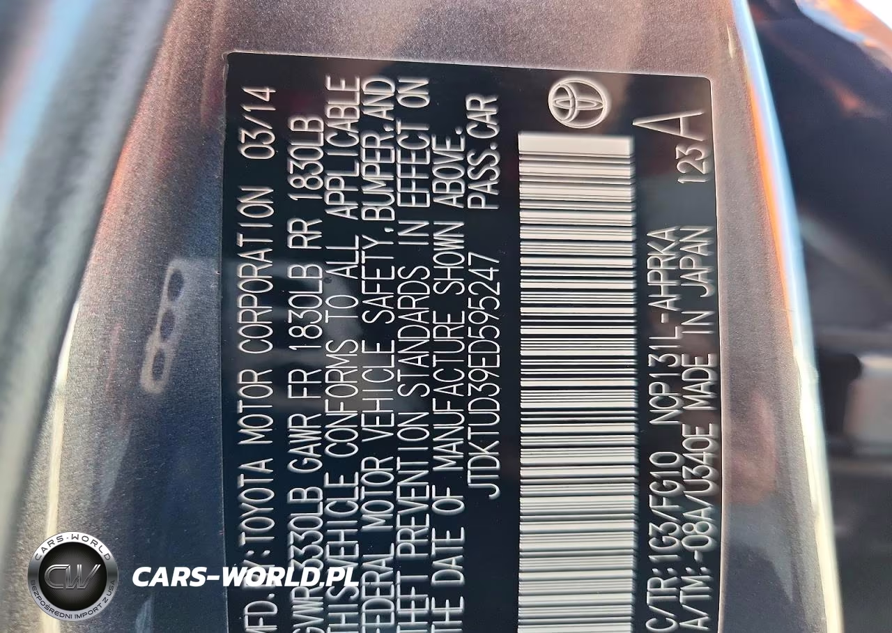 2014 Toyota Yaris 5-Door L VIN:JTDKTUD39ED595247 - 13