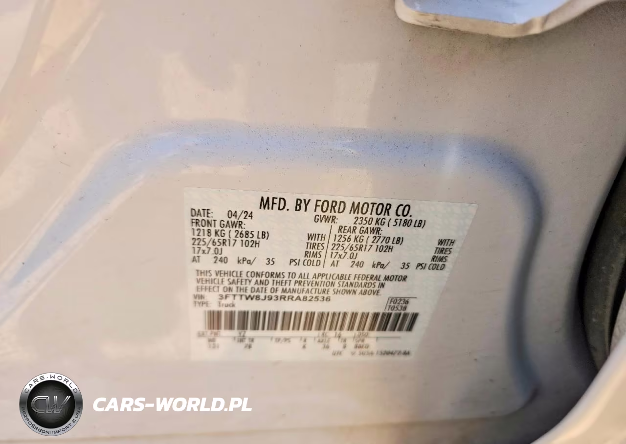 2024 Ford Maverick Xlt VIN:3FTTW8J93RRA82536 - 12