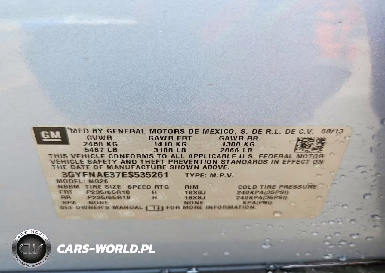 2014 Cadillac Srx VIN:3GYFNAE37ES535261 - 12