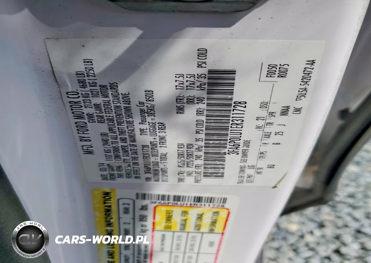 2014 Ford Fusion Se Hybrid VIN:3FA6P0LU1ER311728 - 12