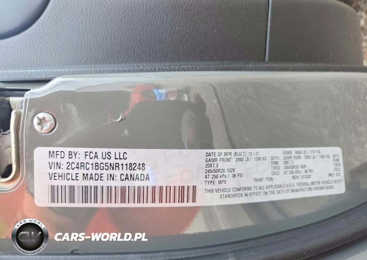 2022 Chrysler Pacifica Touring L VIN:2C4RC1BG5NR118248 - 14
