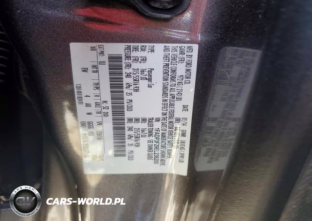 2014 Ford Focus Se VIN:1FADP3F29EL236200 - 12