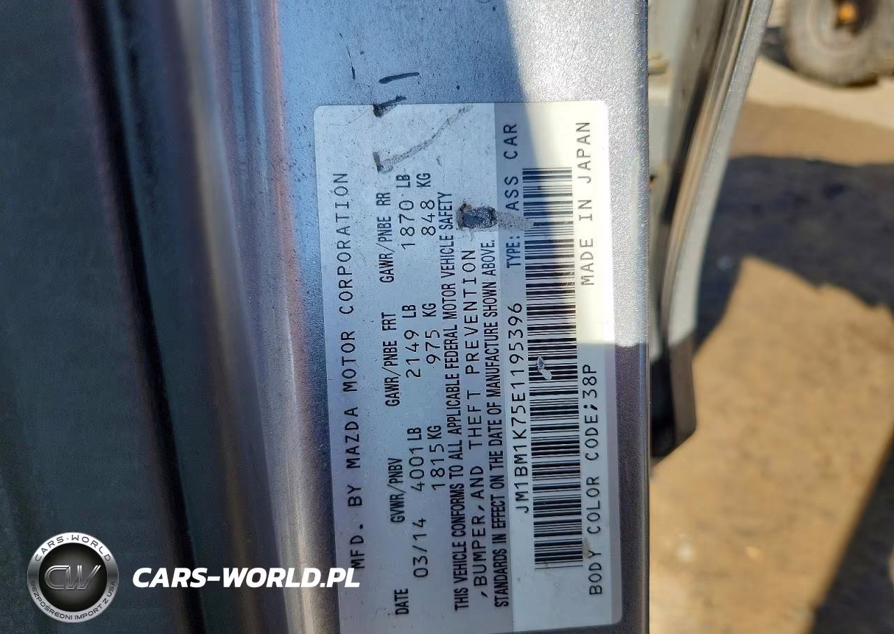 2014 Mazda 3 Sport VIN:JM1BM1K75E1195396 - 12