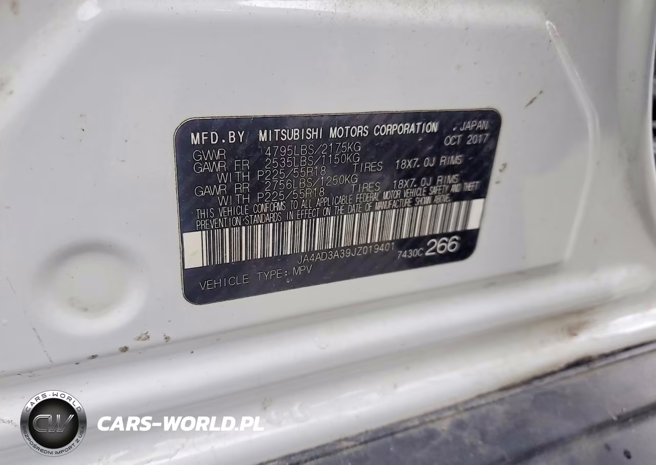 2018 Mitsubishi Outlander Se VIN:JA4AD3A39JZ019401 - 13