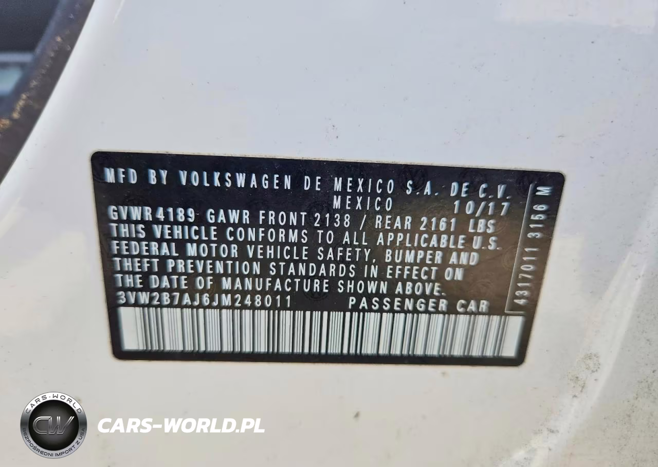 2018 Volkswagen Jetta S VIN:3VW2B7AJ6JM248011 - 12