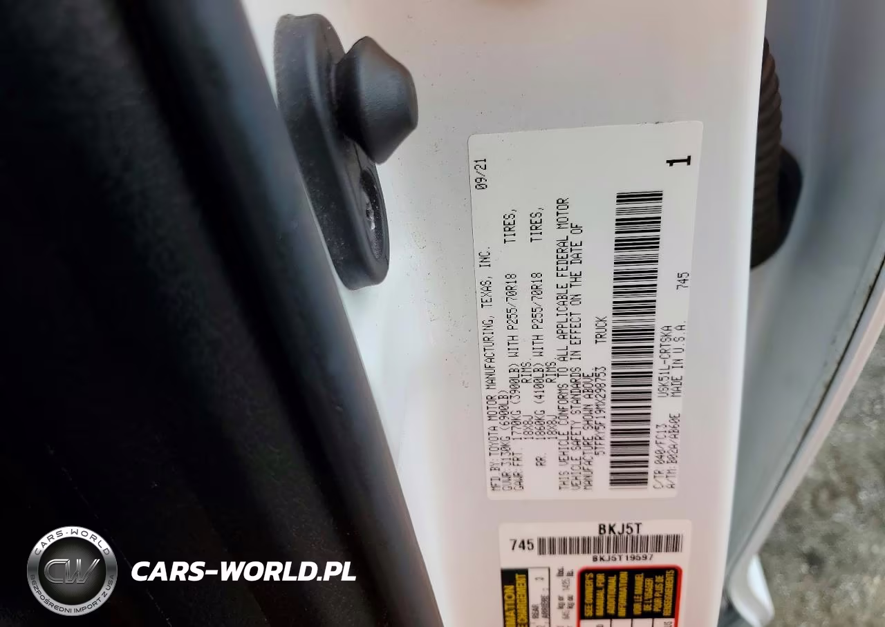 2021 Toyota Tundra Sr5 VIN:5TFRY5F19MX298753 - 12