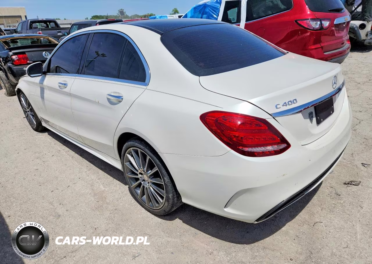 2015 Mercedes-Benz C 400 4Matic VIN:55SWF6GB1FU030555 - 2