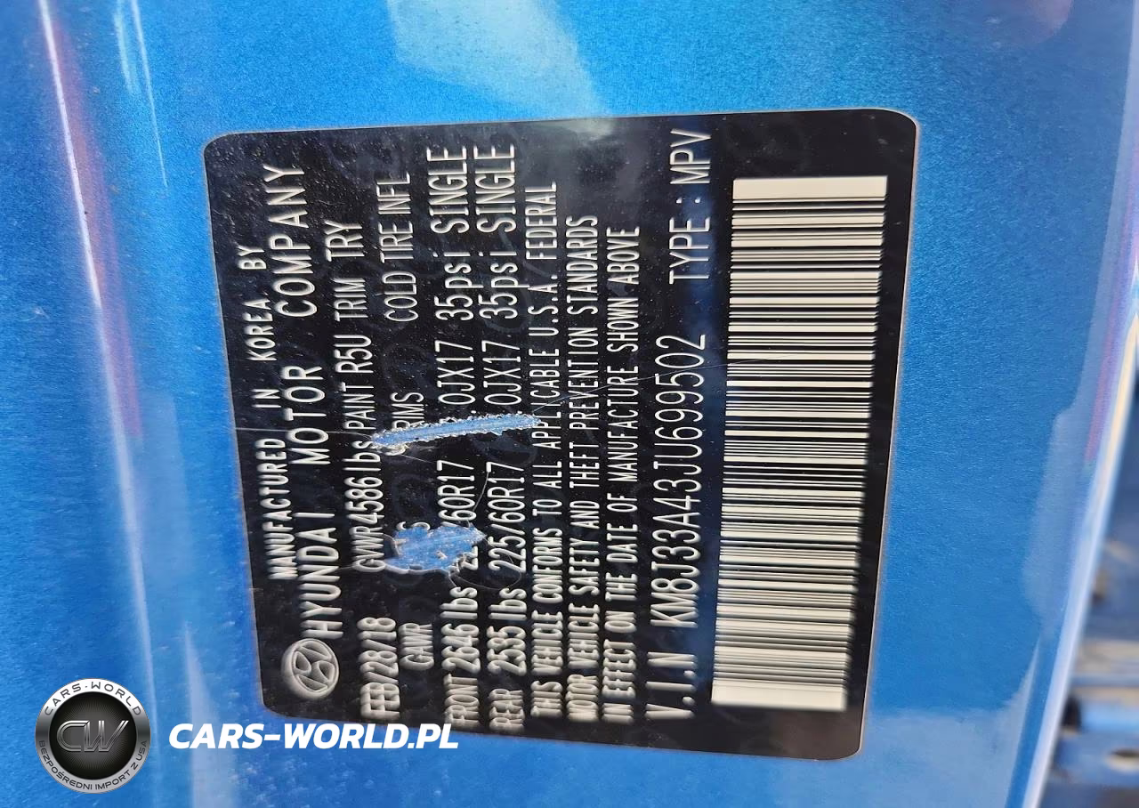 2018 Hyundai Tucson Sel VIN:KM8J33A43JU699502 - 14
