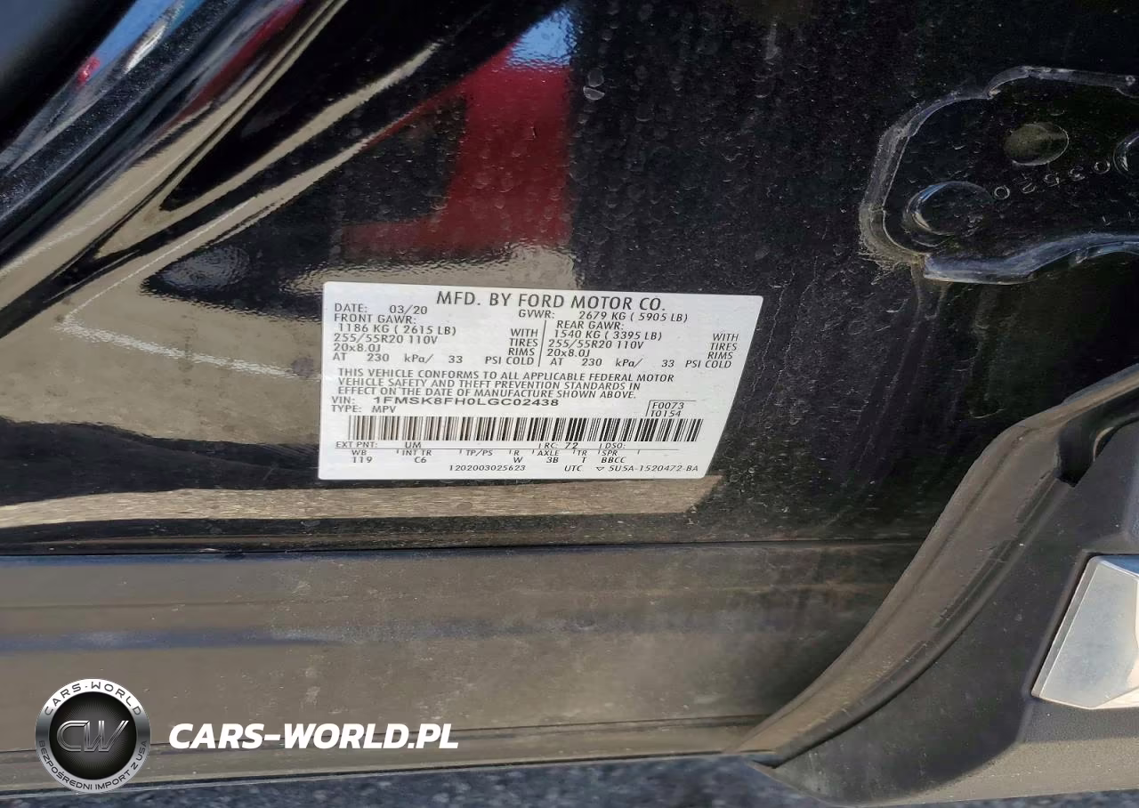 2020 Ford Explorer Limited VIN:1FMSK8FH0LGC02438 - 13