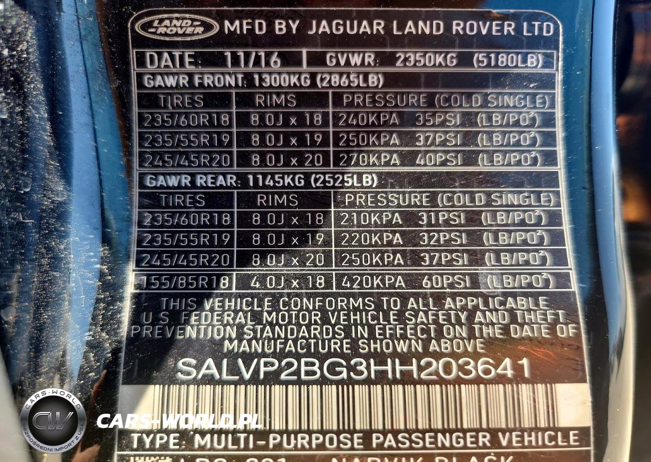 2017 Land Rover Range Rover Evoque Se VIN:SALVP2BG3HH203641 - 13