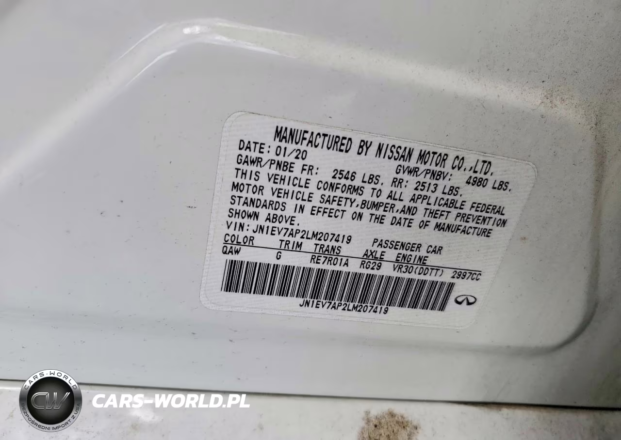 2020 Infiniti Q50 3.0T Luxe VIN:JN1EV7AP2LM207419 - 12