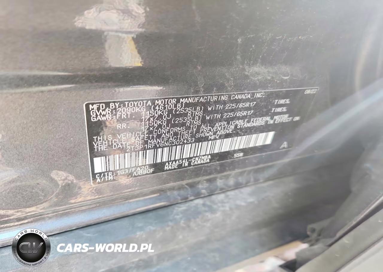 2022 Toyota Rav4 Xle VIN:2T3P1RFV6NC302433 - 12