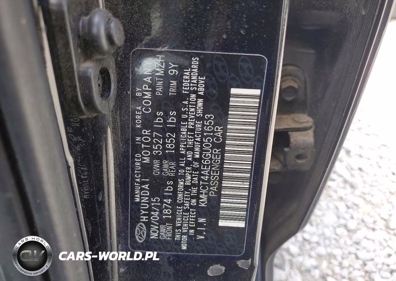 2016 Hyundai Accent Se VIN:KMHCT4AE6GU051653 - 12
