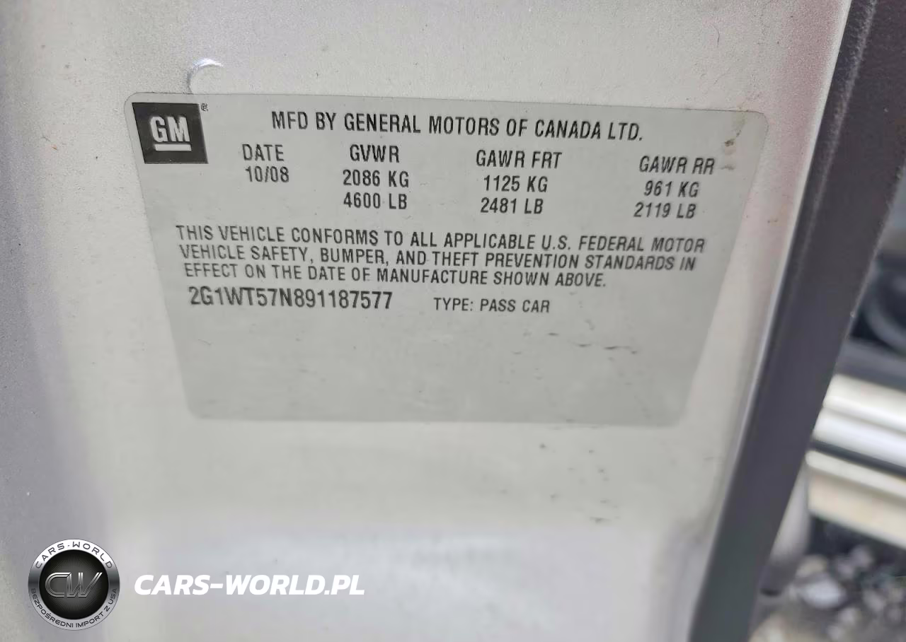 2009 Chevrolet Impala 1Lt VIN:2G1WT57N891187577 - 12