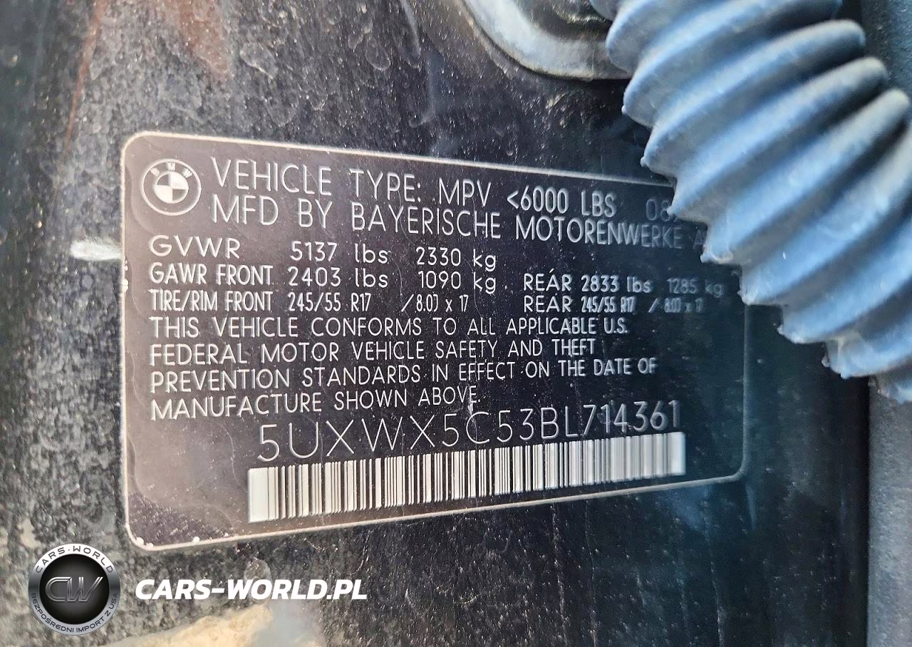 2011 BMW X3 xDrive28I VIN:5UXWX5C53BL714361 - 13