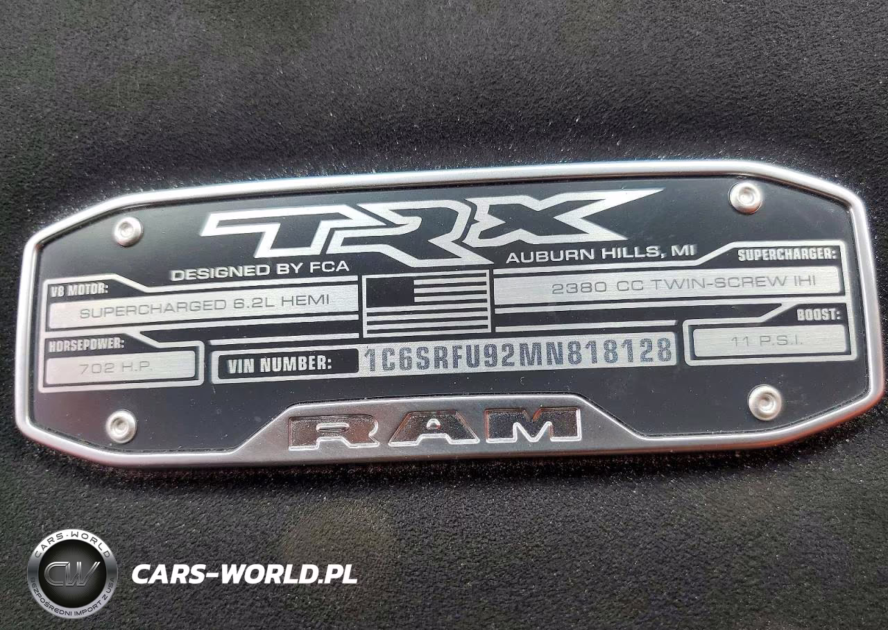 2021 Ram 1500 Trx VIN:1C6SRFU92MN818128 - 12