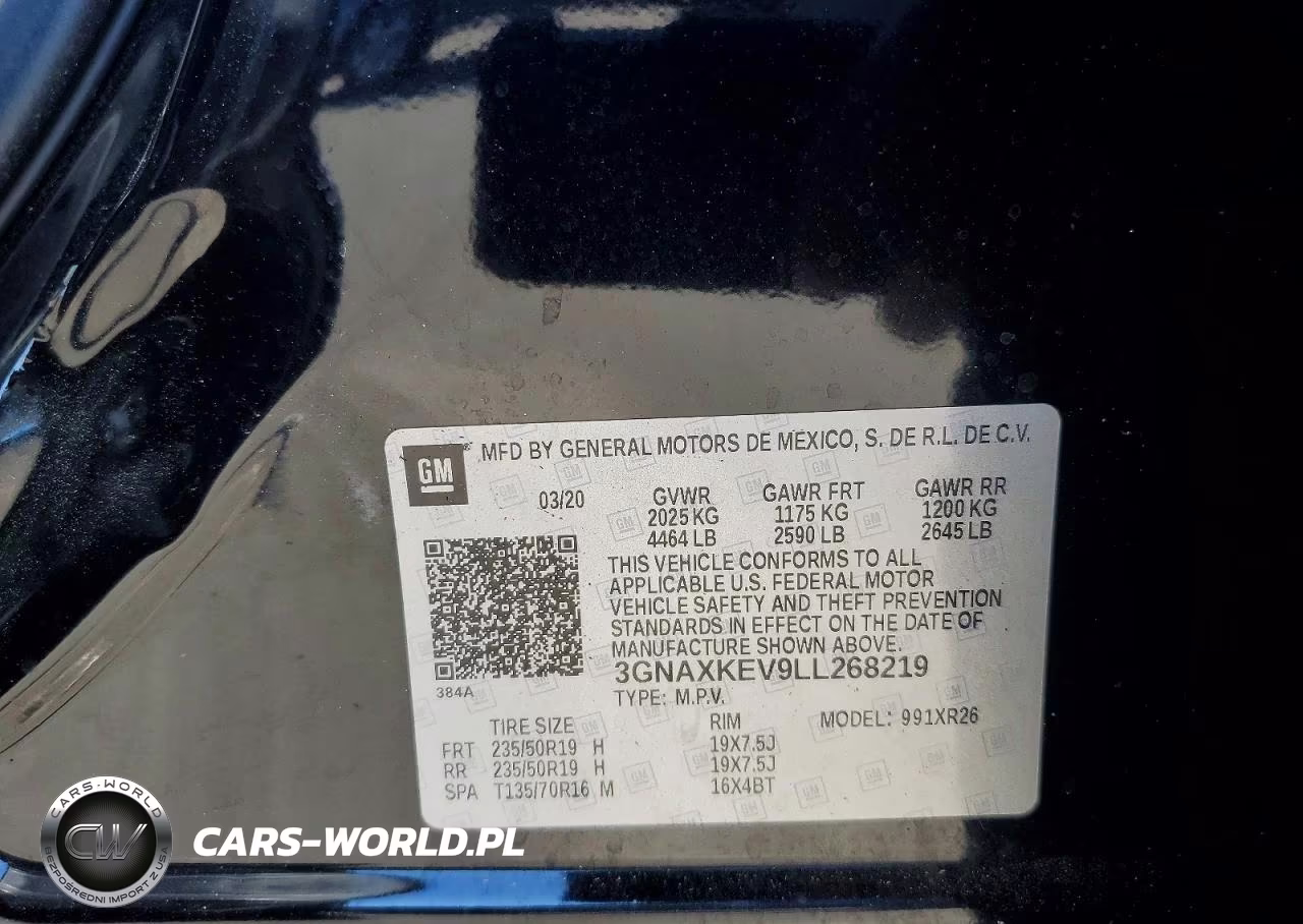 2020 Chevrolet Equinox Lt VIN:3GNAXKEV9LL268219 - 13
