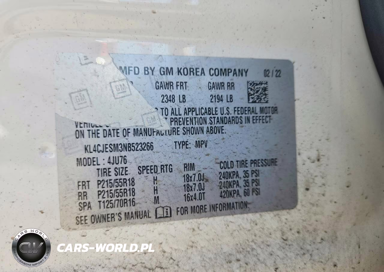 2022 Buick Encore Preferred VIN:KL4CJESM3NB523266 - 13