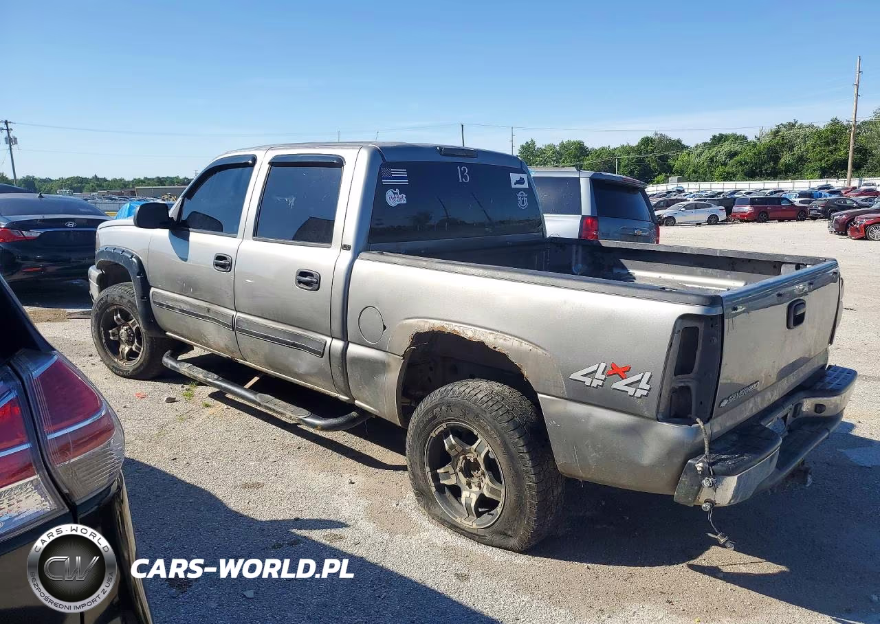 2006 Chevrolet Silverado K1500 VIN:2GCEK13T261132833 - 2