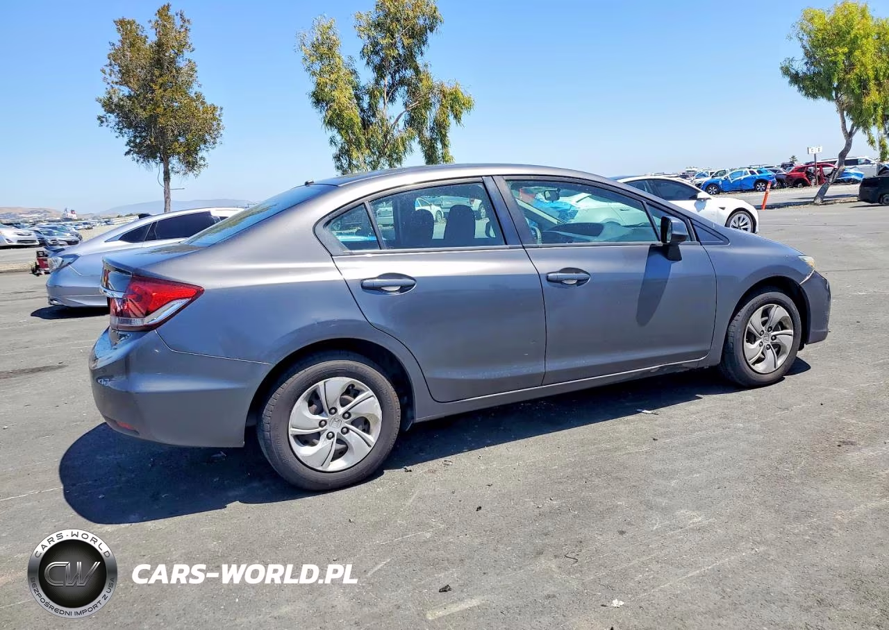2013 Honda Civic Lx VIN:2HGFB2F57DH597976 - 3