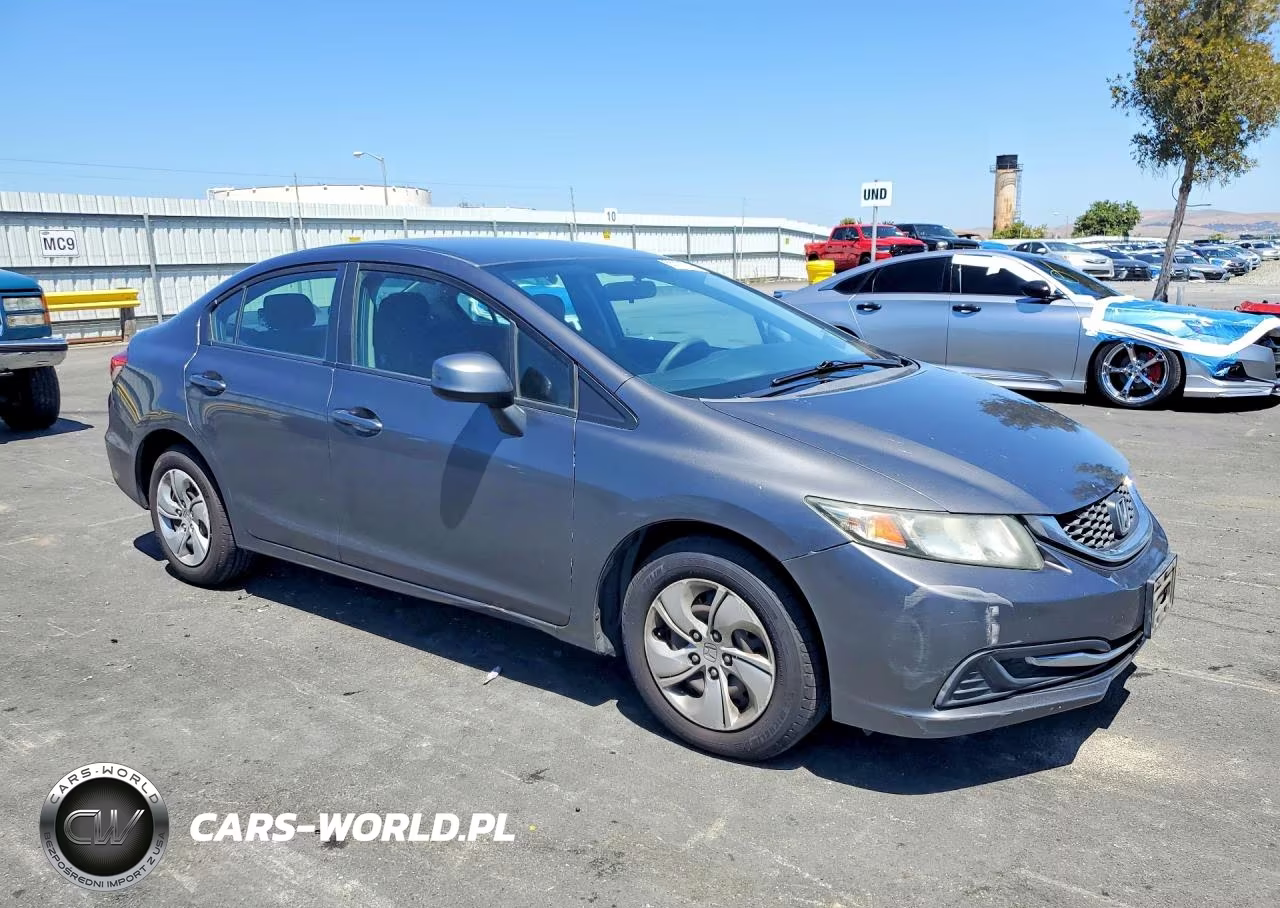 2013 Honda Civic Lx VIN:2HGFB2F57DH597976 - 4