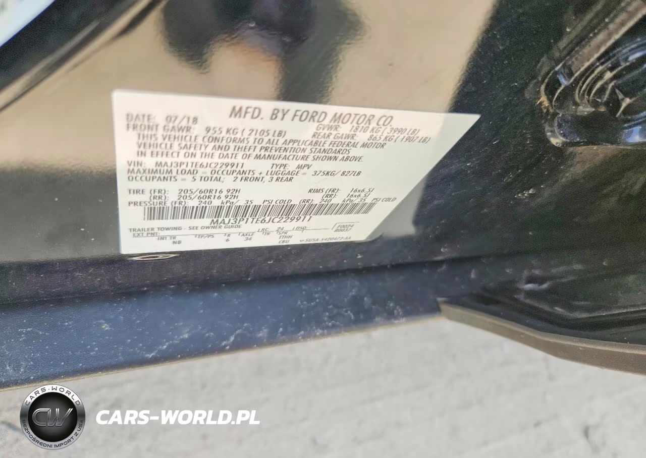 2018 Ford Ecosport Se VIN:MAJ3P1TE6JC229911 - 13
