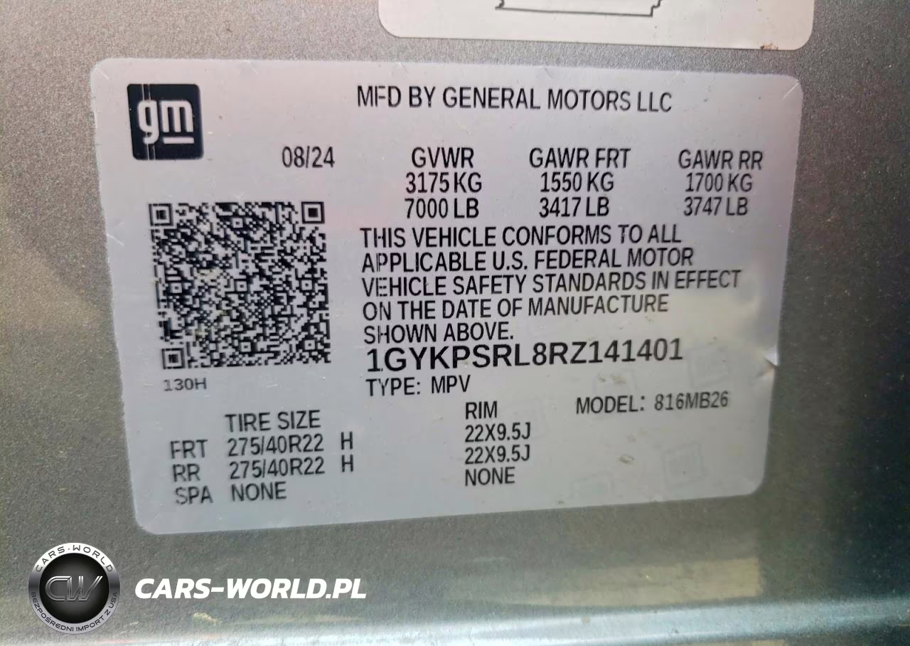 2024 Cadillac Lyriq Luxury VIN:1GYKPSRL8RZ141401 - 14