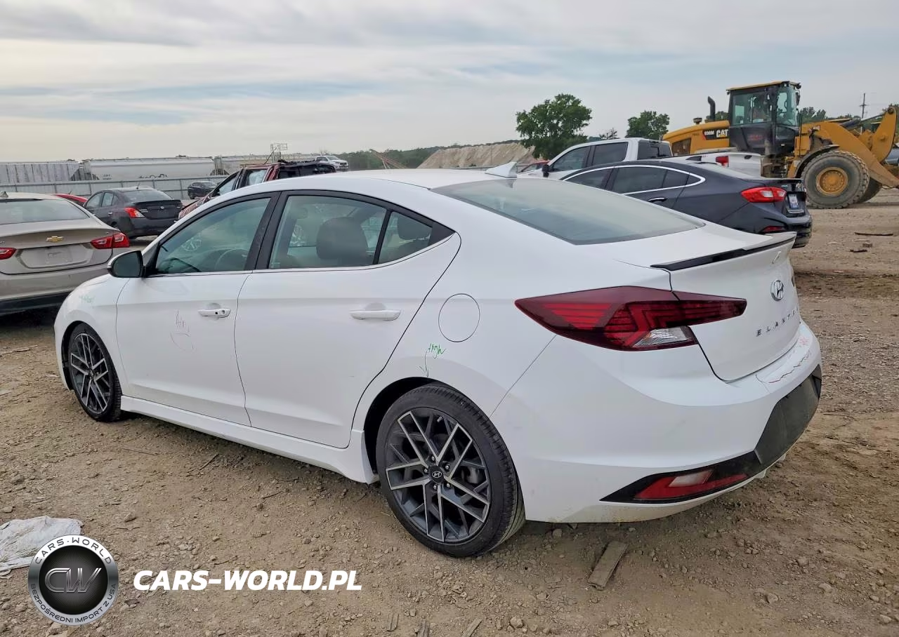 2020 Hyundai Elantra Sport VIN:KMHD04LB5LU945573 - 2