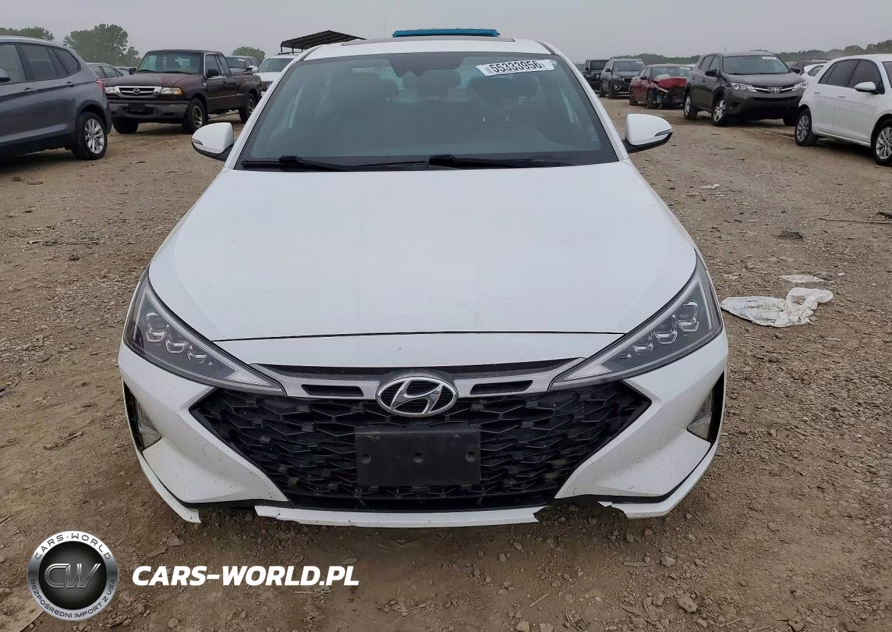 2020 Hyundai Elantra Sport VIN:KMHD04LB5LU945573 - 5