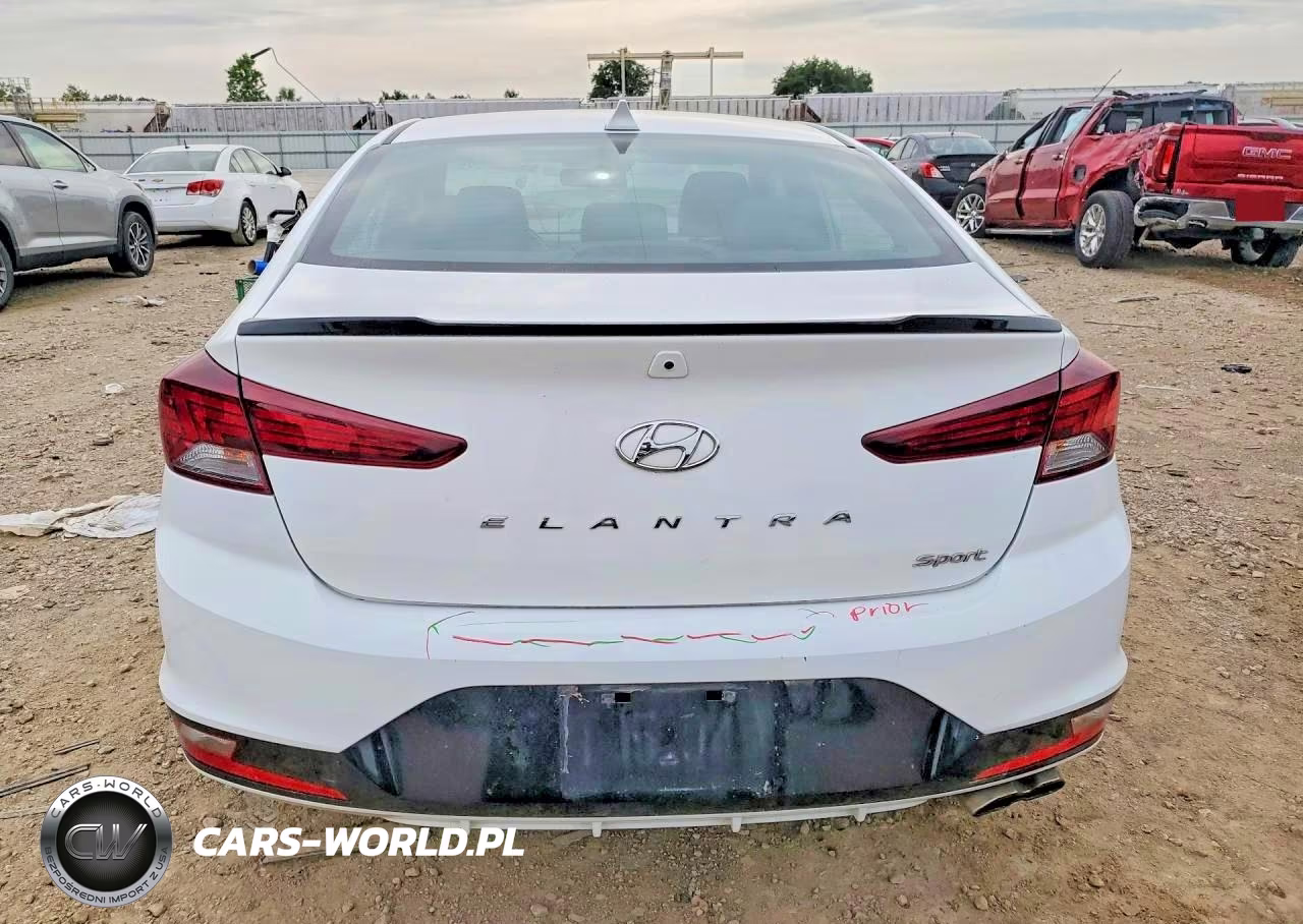2020 Hyundai Elantra Sport VIN:KMHD04LB5LU945573 - 6