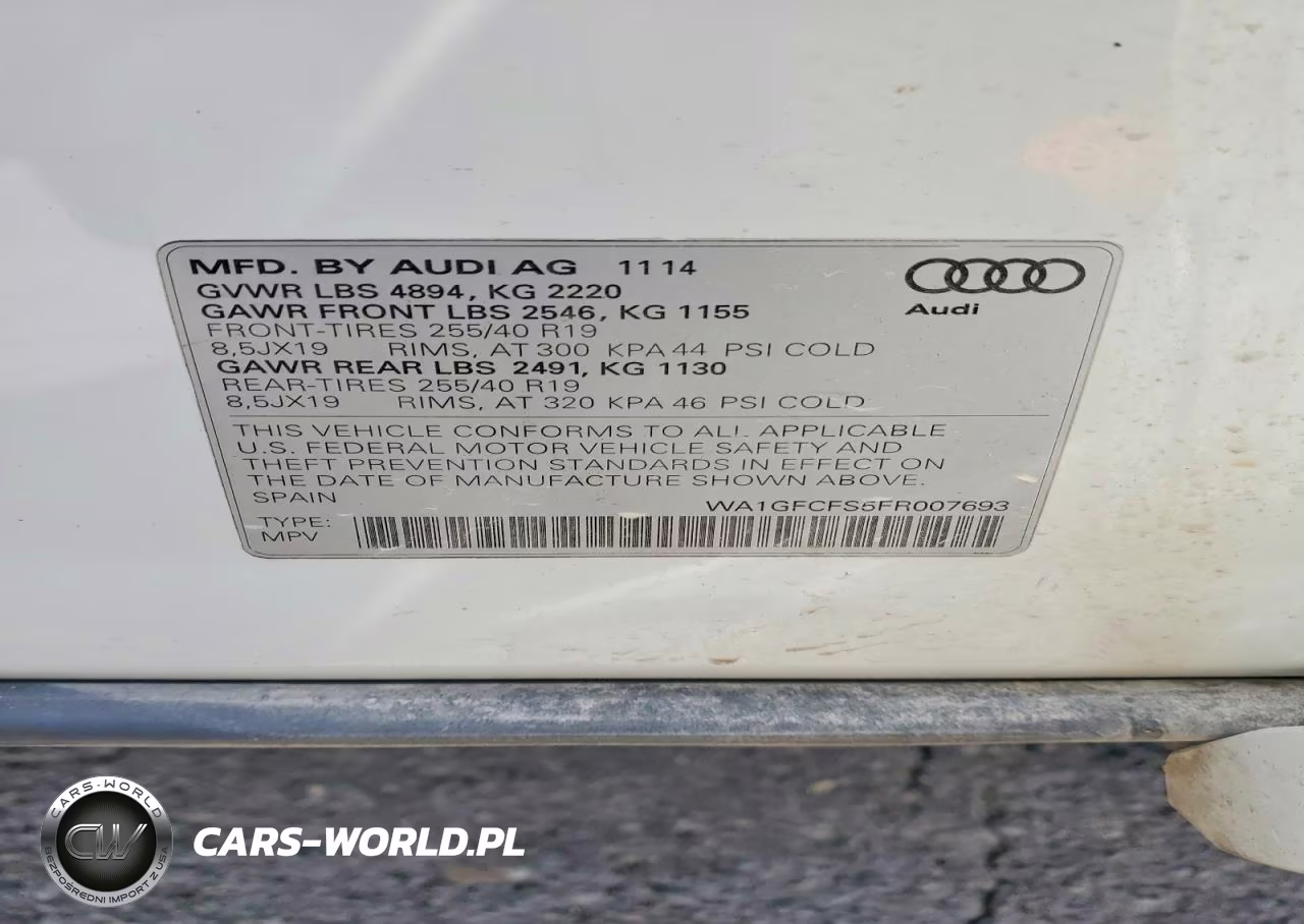 2015 Audi Q3 Prestige VIN:WA1GFCFS5FR007693 - 13