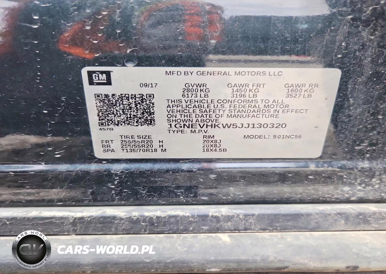 2018 Chevrolet Traverse Lt VIN:1GNEVHKW5JJ130320 - 13