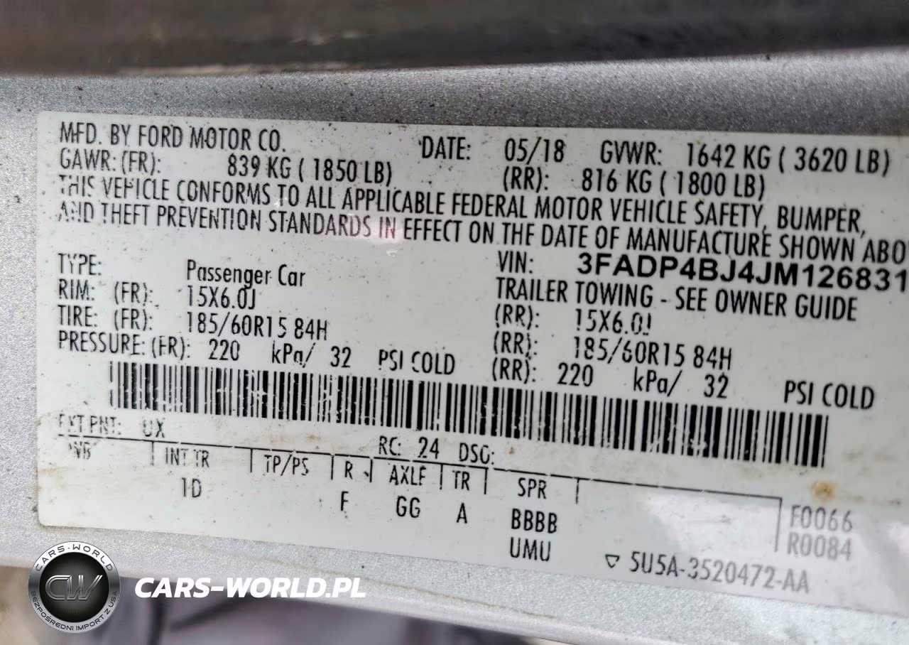 2018 Ford Fiesta Se VIN:3FADP4BJ4JM126831 - 13