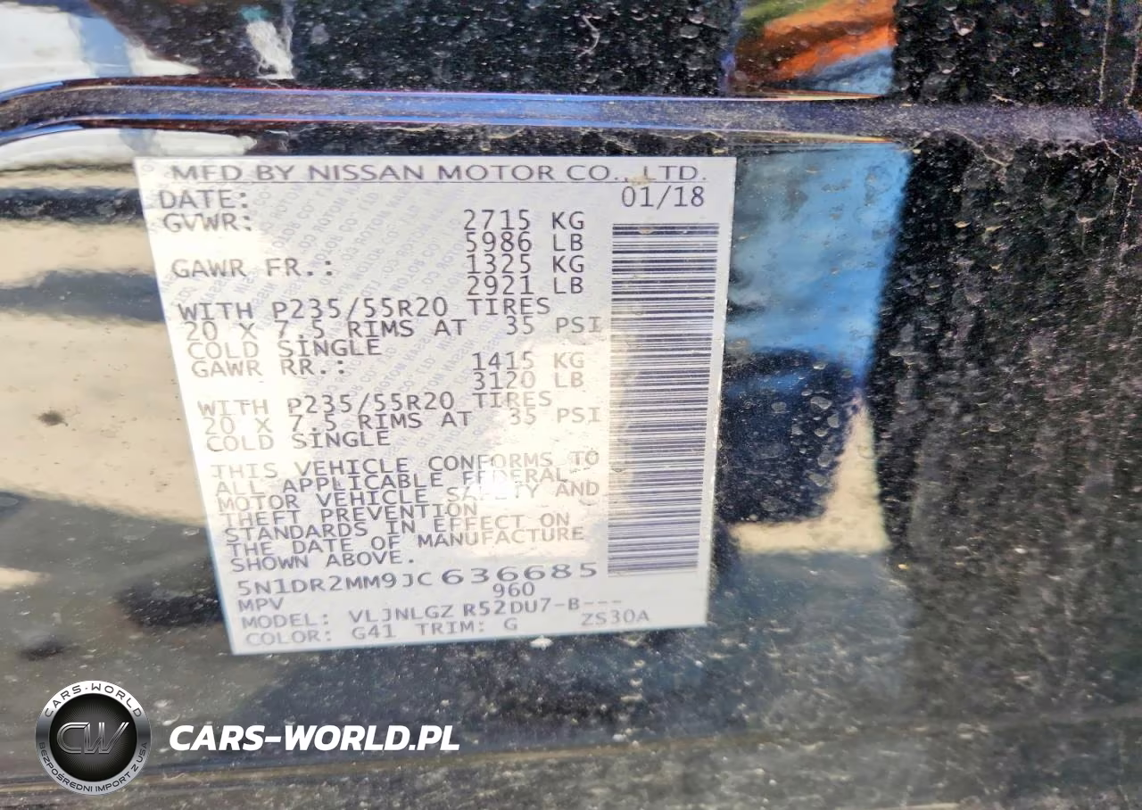 2018 Nissan Pathfinder Sl VIN:5N1DR2MM9JC636685 - 14