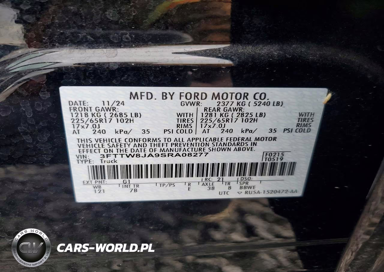 2025 Ford Maverick Xlt VIN:3FTTW8JA9SRA08277 - 13