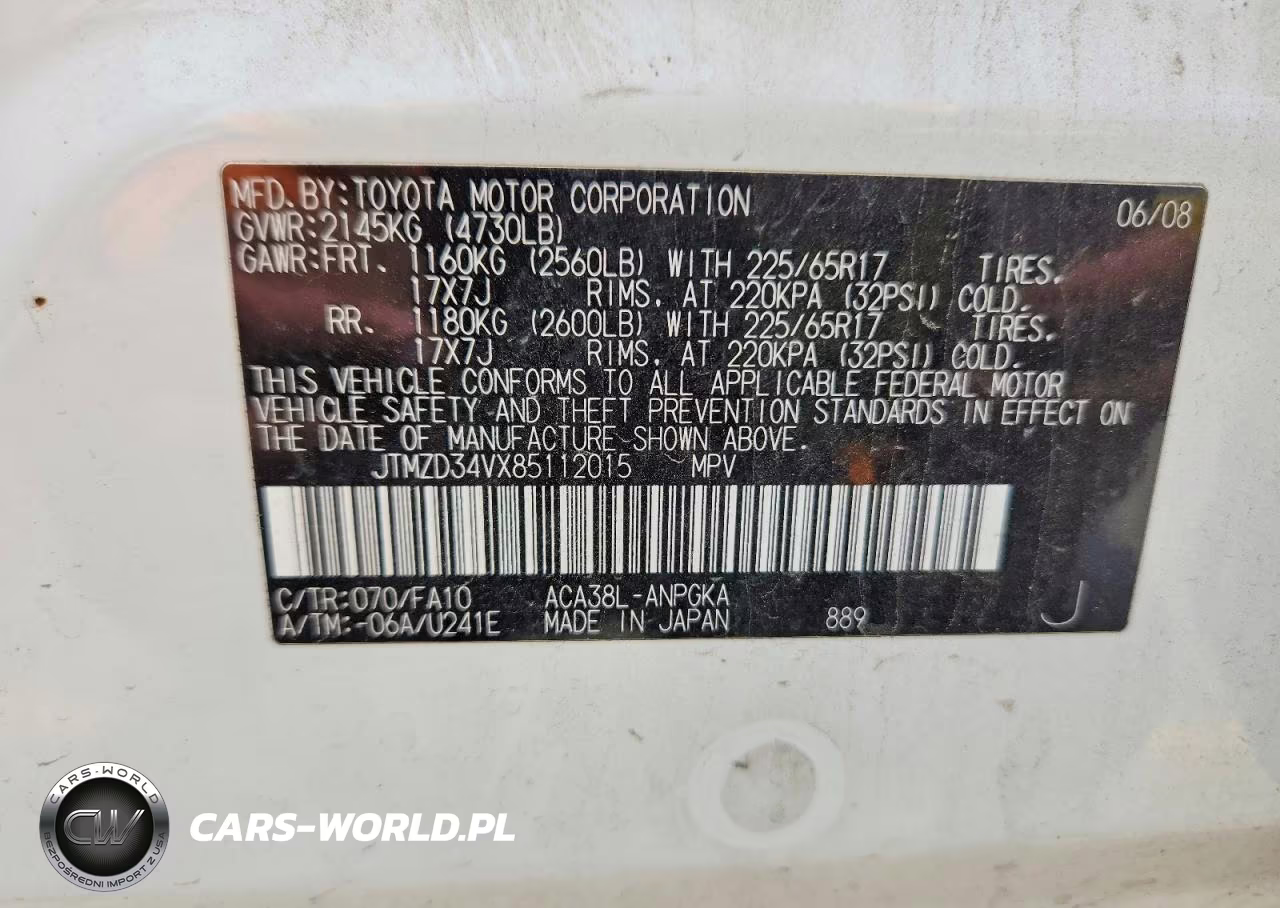 2008 Toyota Rav4 Limited VIN:JTMZD34VX85112015 - 12