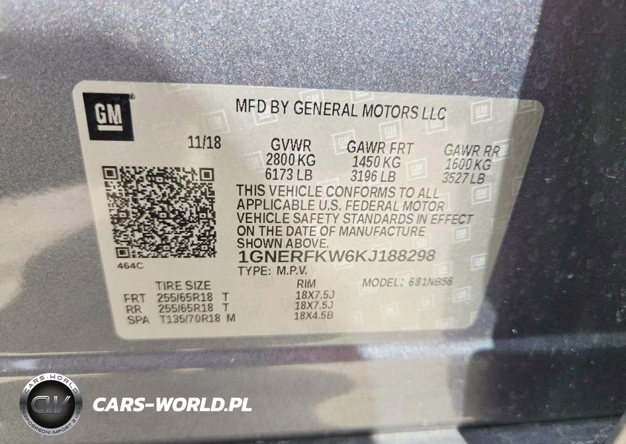 2019 Chevrolet Traverse Ls VIN:1GNERFKW6KJ188298 - 13